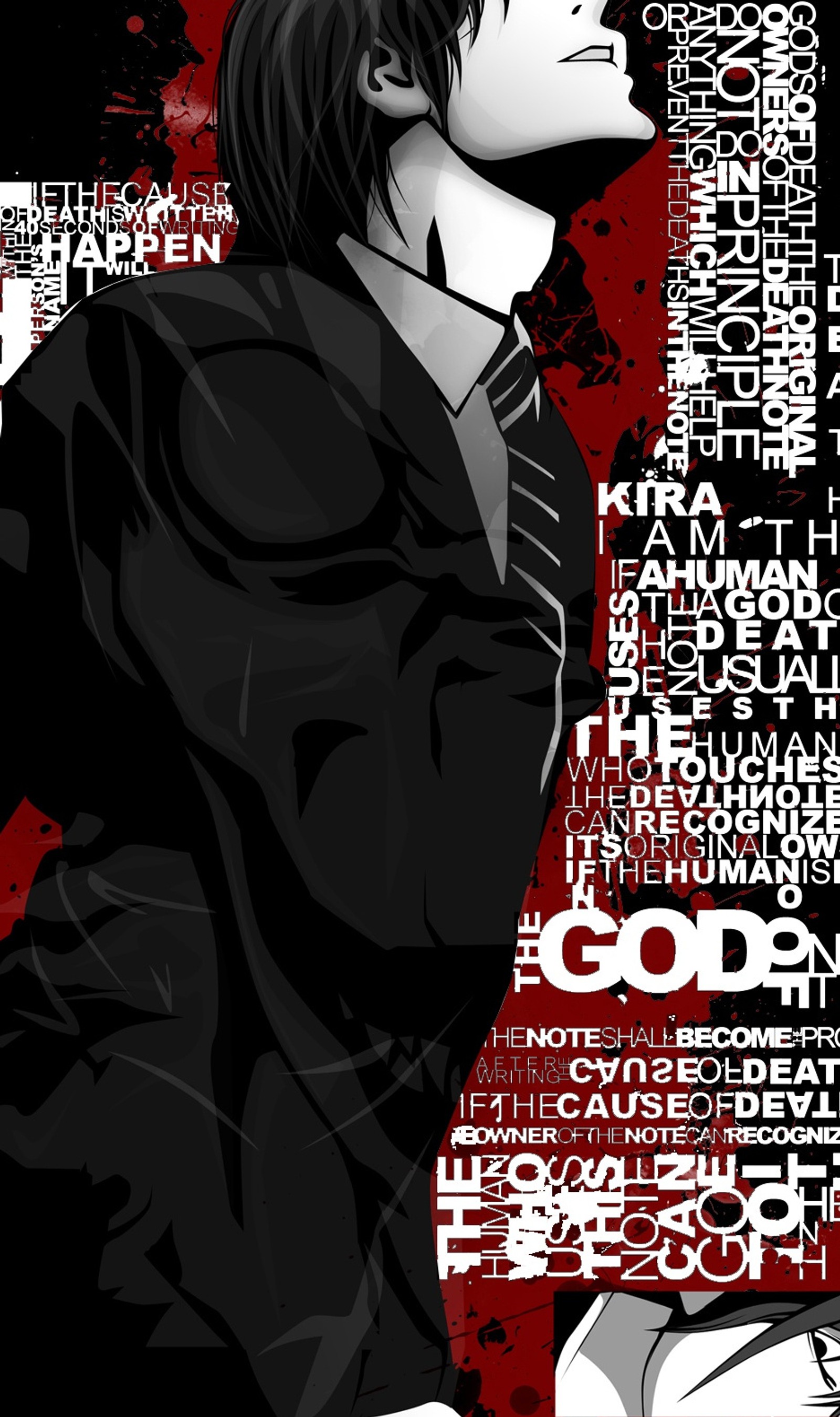 Papel de parede de anime anime papel de parede anime anime anime (anime, preto, morte, death note)