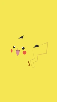 anime, pikachu, yellow