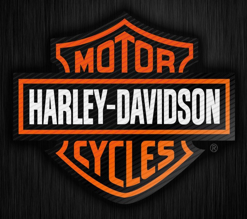 Логотип harley davidson на черном фоне (gds, hrh)