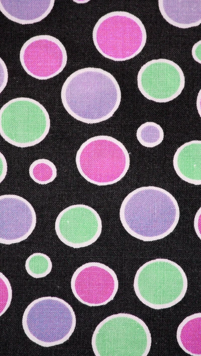 black, dots, fabric, green, pink