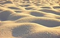 Dunes de sable texturées : la géologie de la nature en particules douces