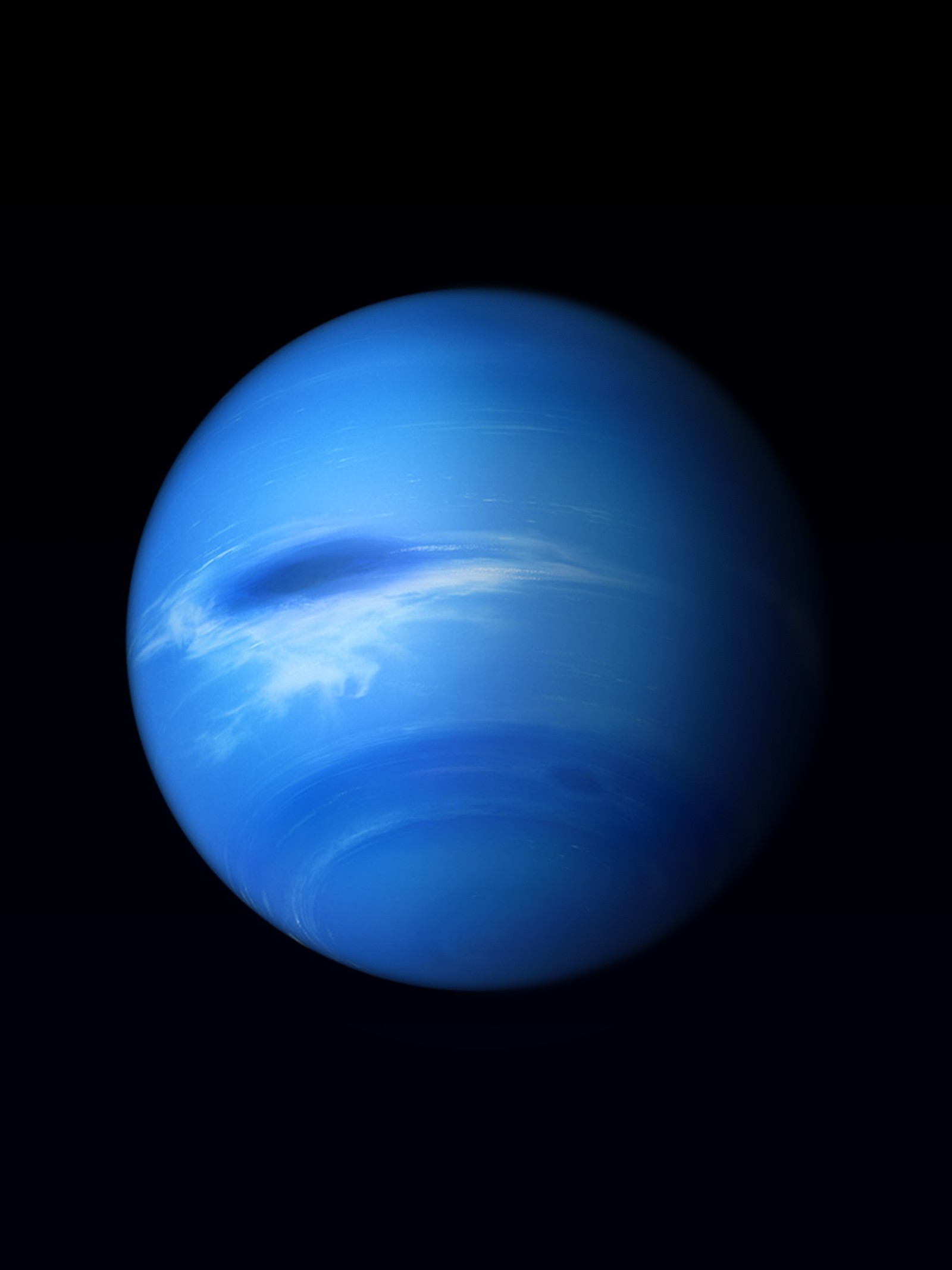 Nahaufnahme eines blauen planeten mit schwarzem hintergrund (ipad, ipad pro, apfel, ipad pro 2017, äpfel)