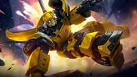 xborg, bumblebee, transformers, skin, mobile legends wallpaper