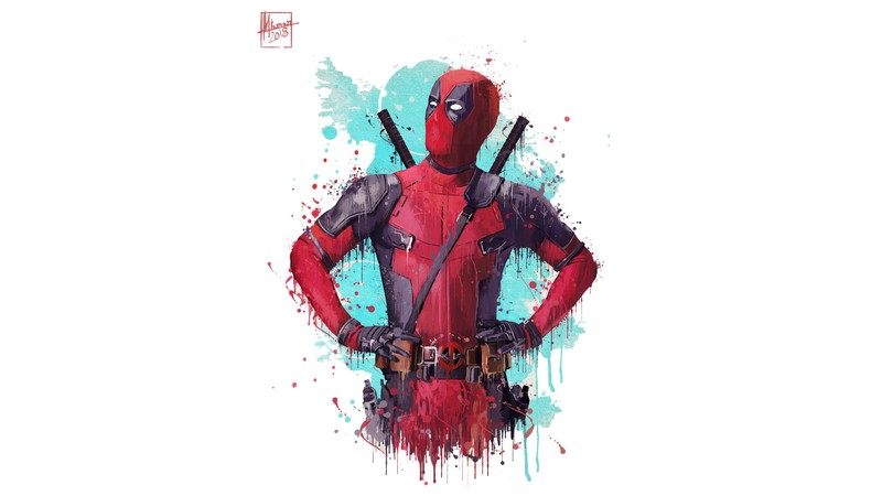 Обои deadpool hd wallpaper cave (иллюстрация, графический дизайн, искусство, художник, дизайн костюмов)