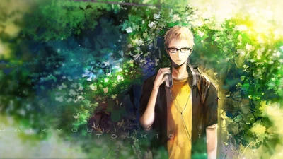 haikyuu, anime, kei tsukishima