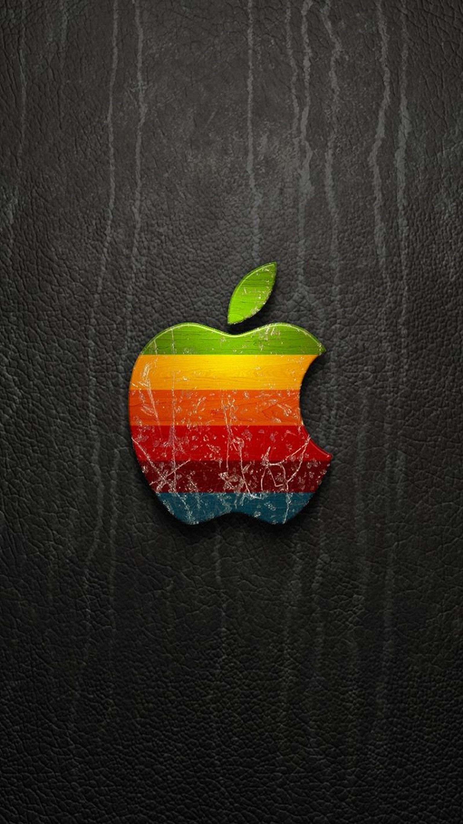 Téléchargez le fond d'écran incroyable, pomme, logo apple, couleurs, hd logo apple