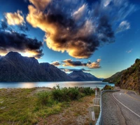 carretera, verano