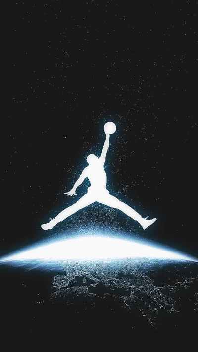 Air Jordan: Ikonischer Sprung Über Die Welt