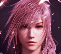 Lightning from Final Fantasy XIII-2: A Striking Portrait