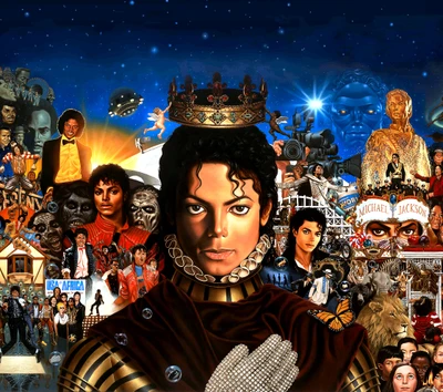 Regal Tribute to the King of Pop: An Artistic Celebration of Michael Jackson