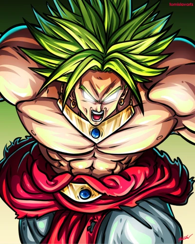 anime, ball, broly, drache, goku