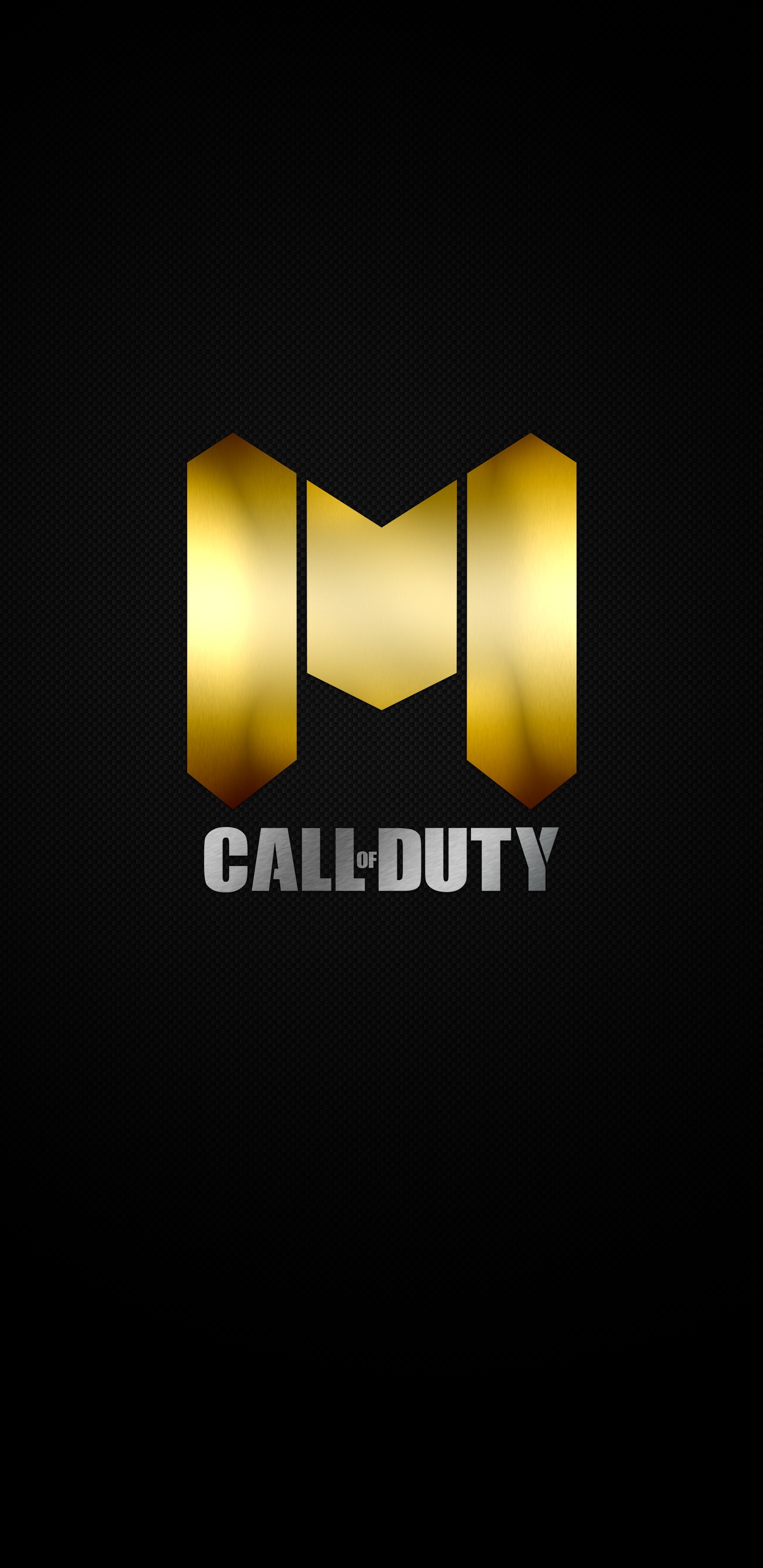 Logo de call of duty sur fond noir (activision, amoled, android, call of duty, cod mobile)