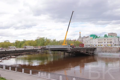 река, водный путь, мост, балочный мост, банк