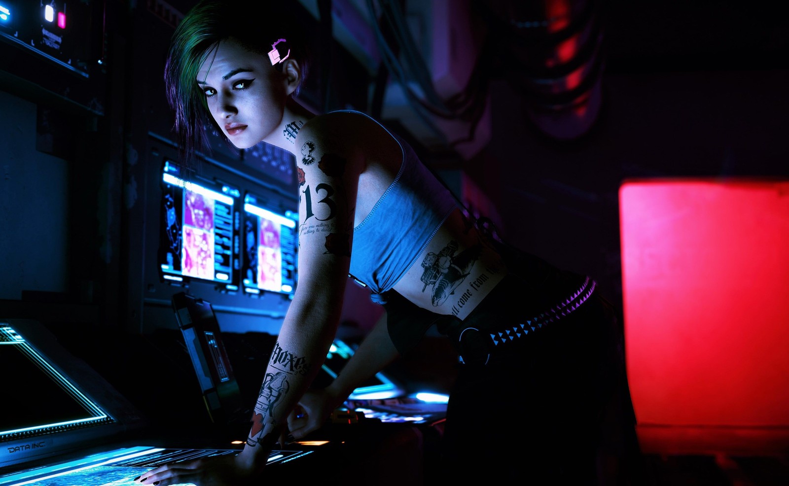 Скачать обои джуди альварес, judy alvarez, видеоигра, cyberpunk 2077, xbox series x