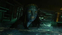 Neytiri Emerges from Water in "Avatar: The Way of Water" (2022)