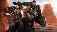 Ashe and B.O.B. Team Up in Overwatch: A Dynamic Duo in Action