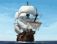 ship, art, caravel, boat, manila galleon wallpaper