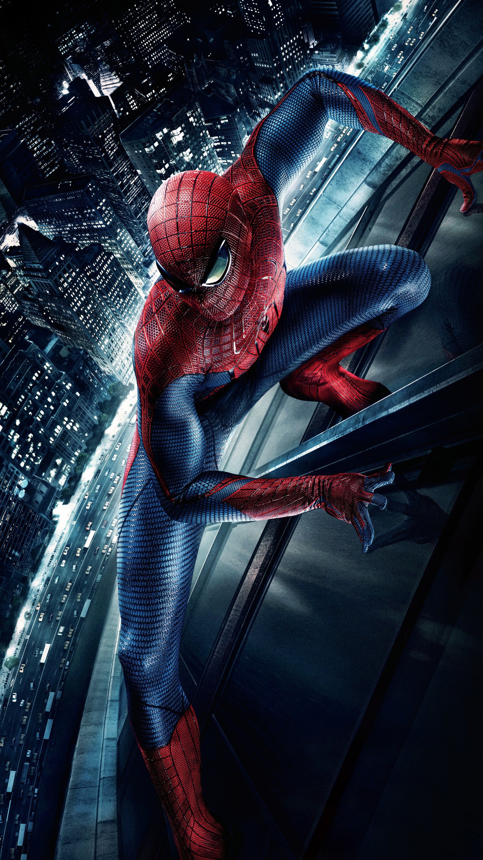 Spider-man dans le film 'l'incroyable spider-man' (incroyable, art, ville, sombre, fantaisie)