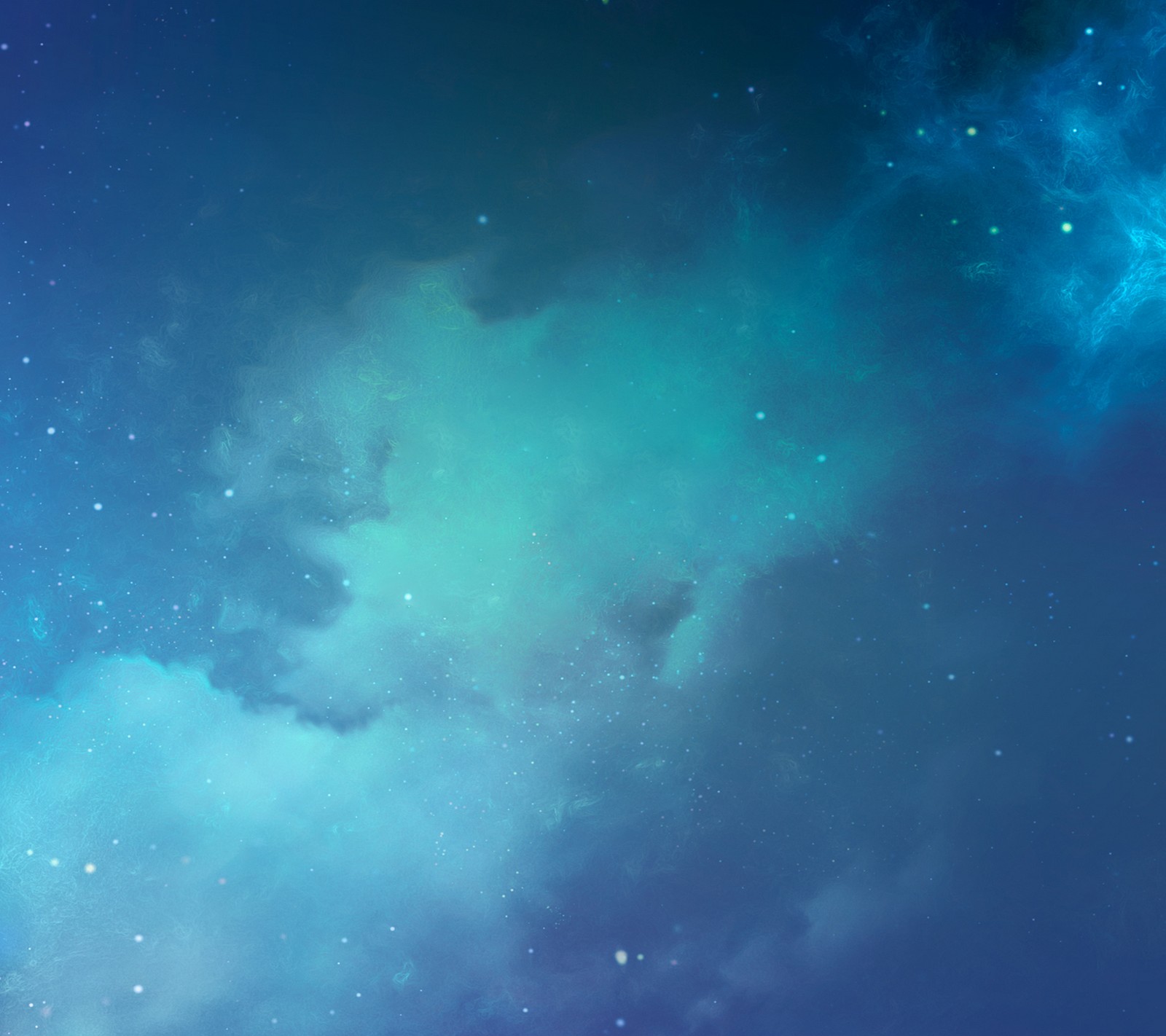 A close up of a blue and green galaxy with stars (blackberry, blue, default, original, passport)