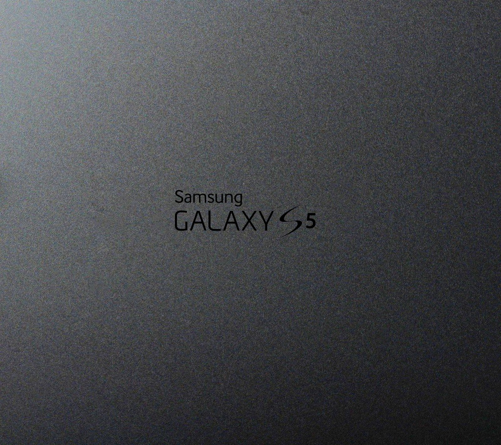 A close up of a samsung galaxy s5 phone with a black background (galaxys5, logo, samsung)