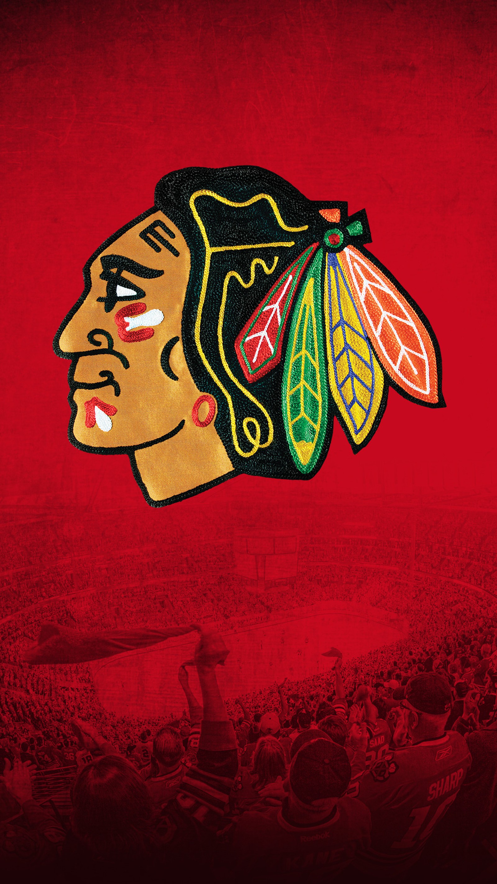 Descargar fondo de pantalla blackhawks, chicago, hockey, illinois, nhl