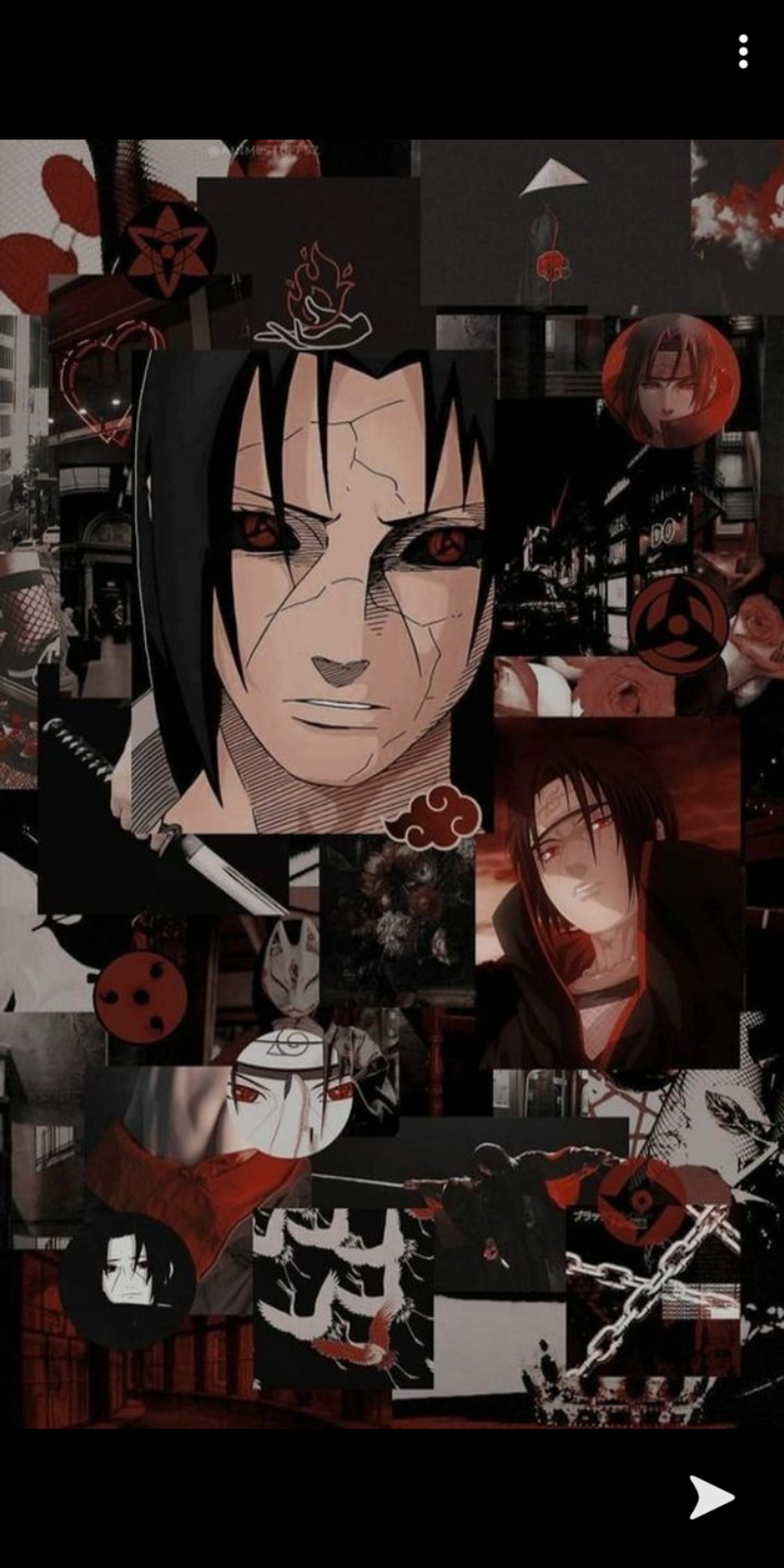 Скачать обои itachi, naruto