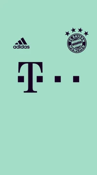 Camisa de fora do Bayern de Munique 2018 - com marcas Adidas e Telekom