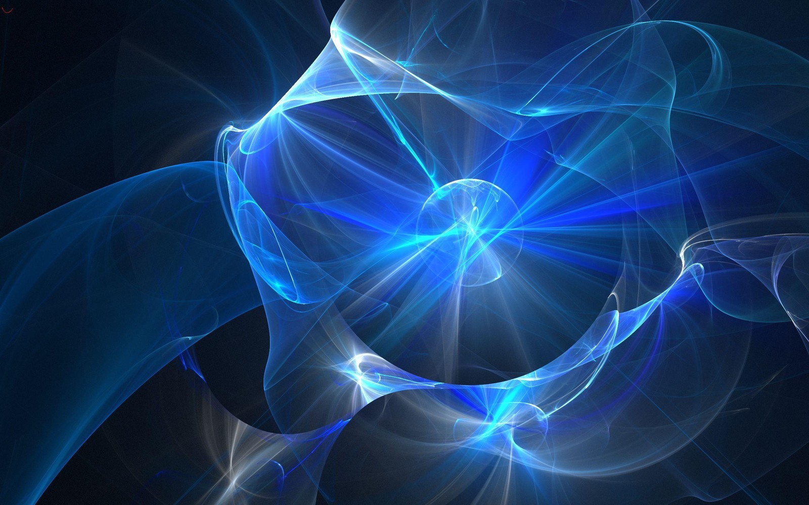 blue, electric blue, fractal art, graphics, art Download Wallpaper