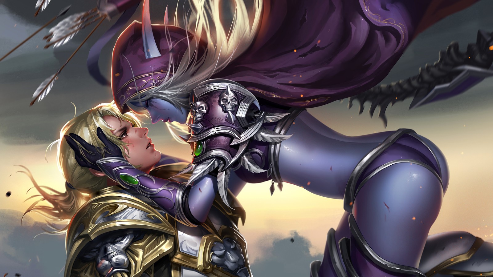 wow, world of warcraft battle for azeroth, world of warcraft, video game, sylvanas windrunner wallpaper