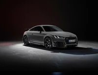 audi tt rs coupé, 2023, ikonische edition, autos, 4k hintergrund