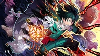 Epos Zusammenstoß der Helden: Izuku Midoriya gegen Tomura Shigaraki in My Hero Academia