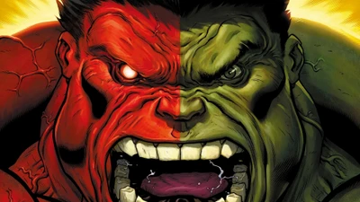 Hulk Rojo vs. Hulk: Un choque de titanes de Marvel