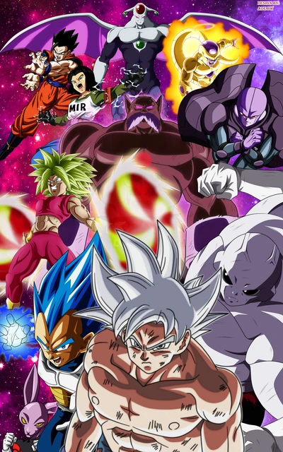 balle, dragon, gohan, goku, jiren