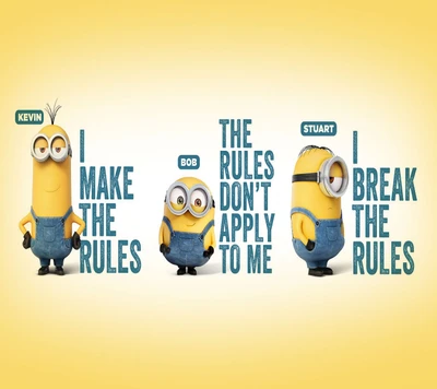 cute, minions, rules