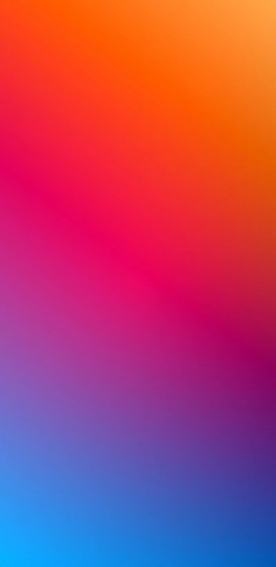 Vibrant Gradient of Orange, Pink, and Blue Colors