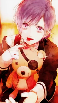 anime, diabolik lovers, jogo, kanato sakamaki, vampiro