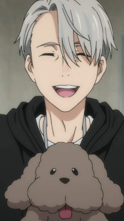 anime, cute, fluff, victor, victuuri