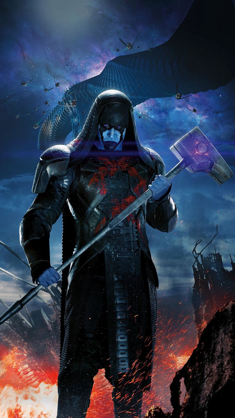 Изображение человека в доспехах с мечом (стражи галактики, ronan the accuser)