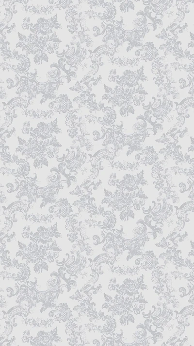 flower, grey, lace, pattern, romantic