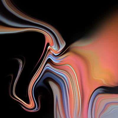 Colorful Abstract Pattern on Samsung Galaxy Note 9 AMOLED Display