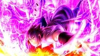 Sasuke Uchiha Unleashes Susanoo's Power in a Vivid Anime Battle Scene