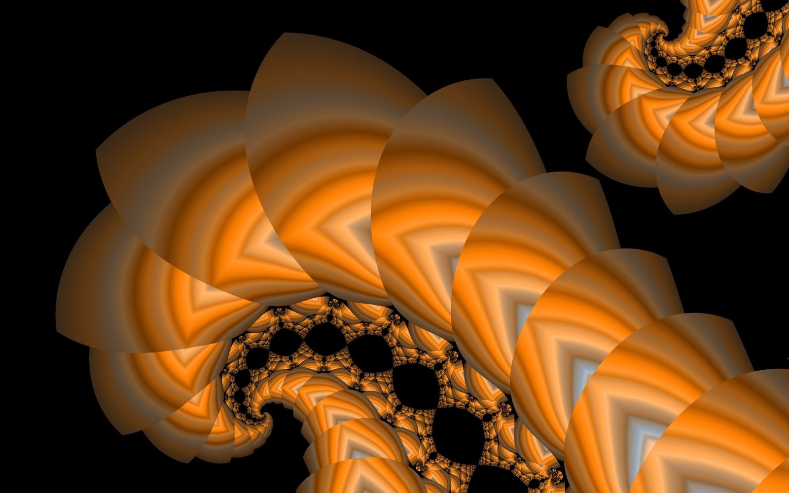 An image of a computer generated image of a spiral design (fractal art, pattern, shape, abstraction, coloring book)