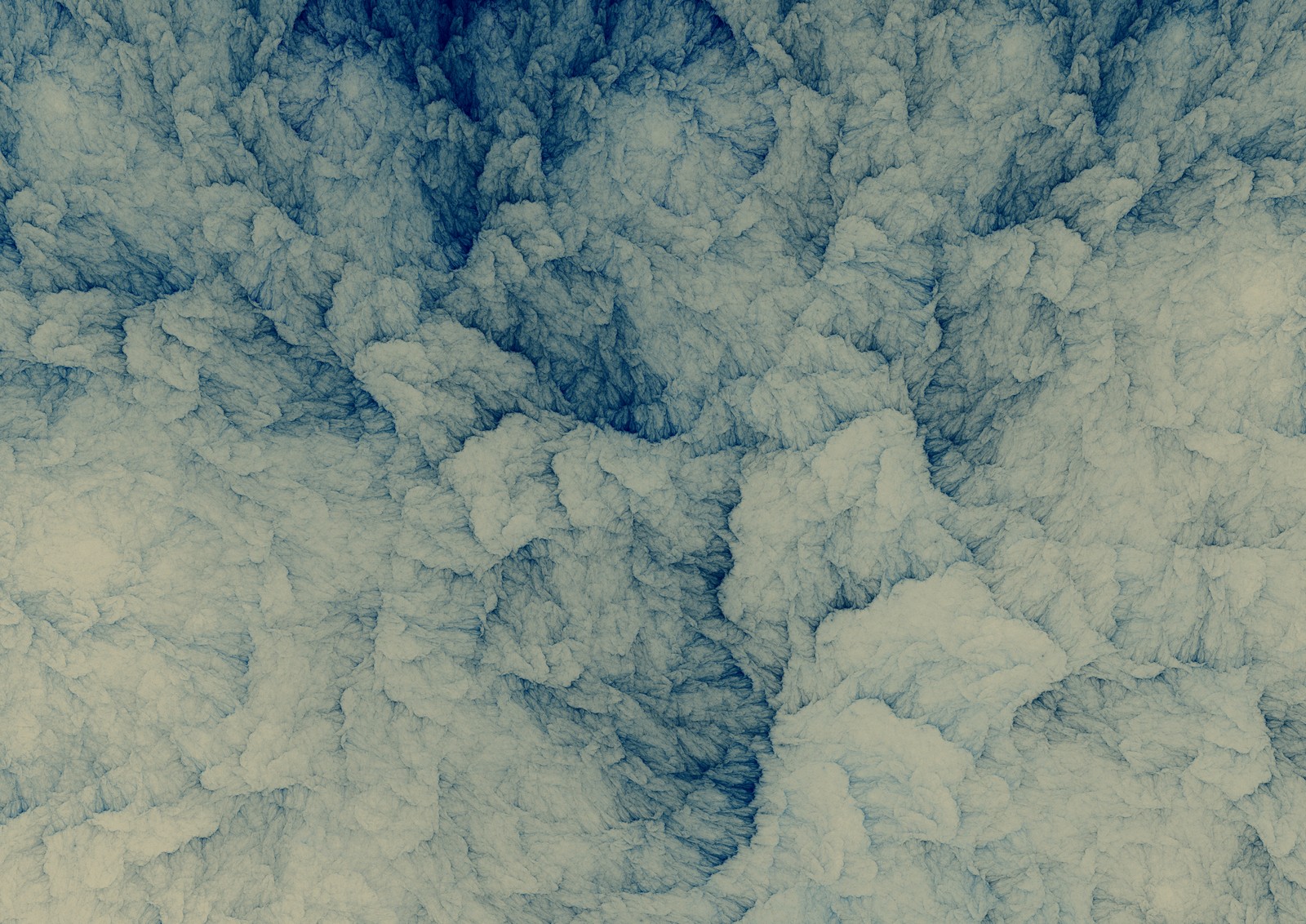 Image aérienne d'un ciel rempli de nuages bleus et blancs (géologie, nuage, forme glaciaire, citation, poésie)