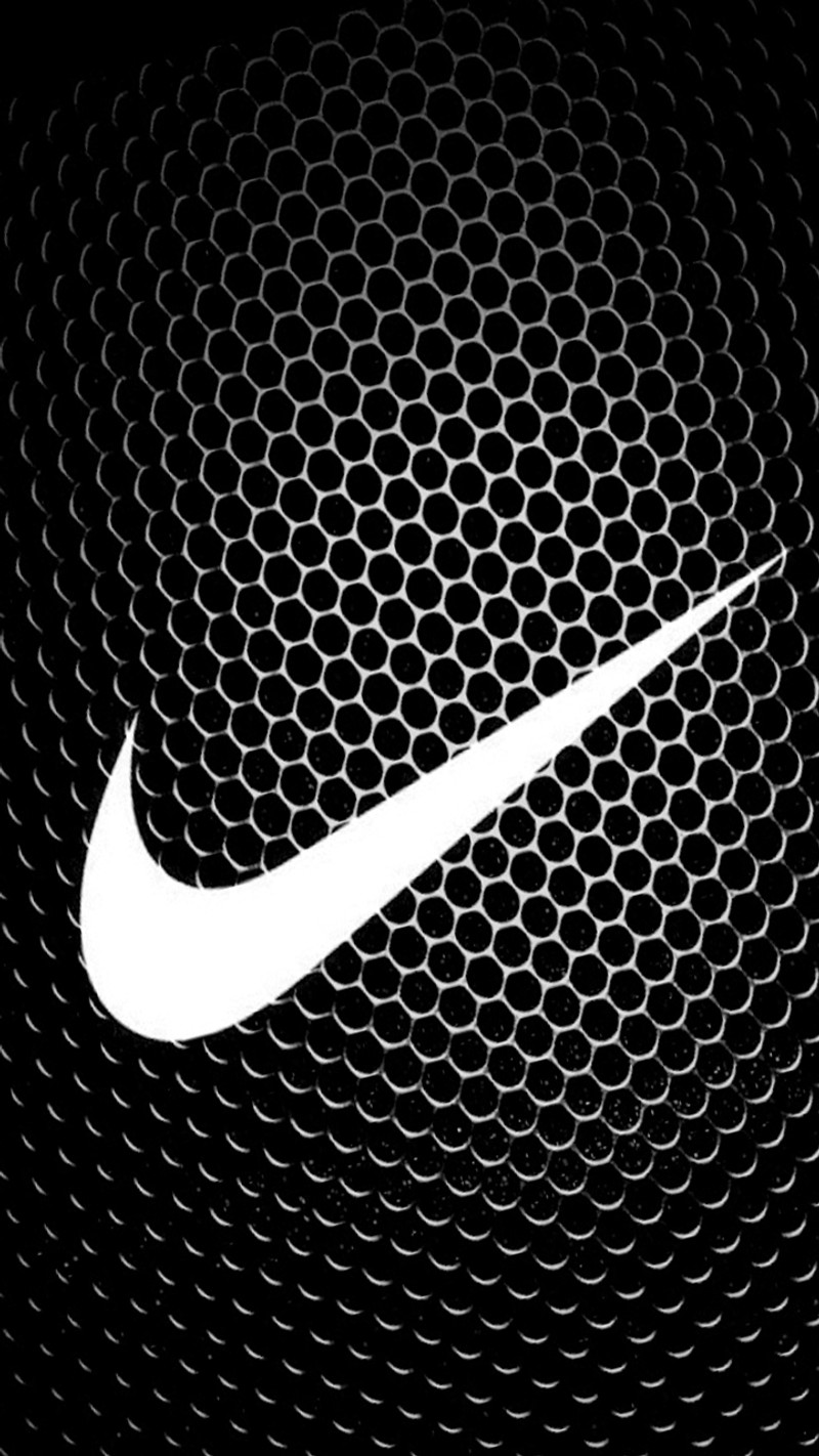 Белый логотип nike на черном фоне (бренд, логотип, nike, сбм, sbm)