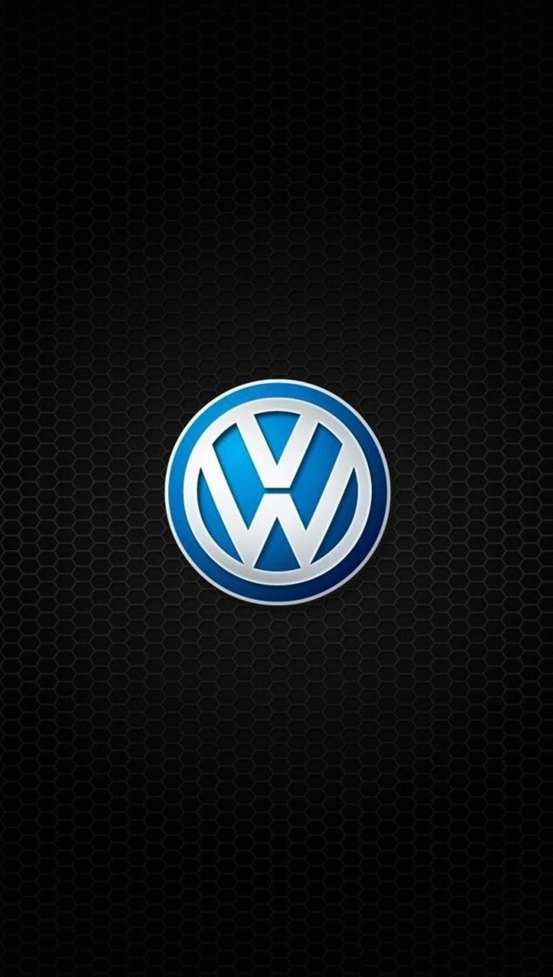 Логотип volkswagen на черном фоне (логотип, volkswagen)