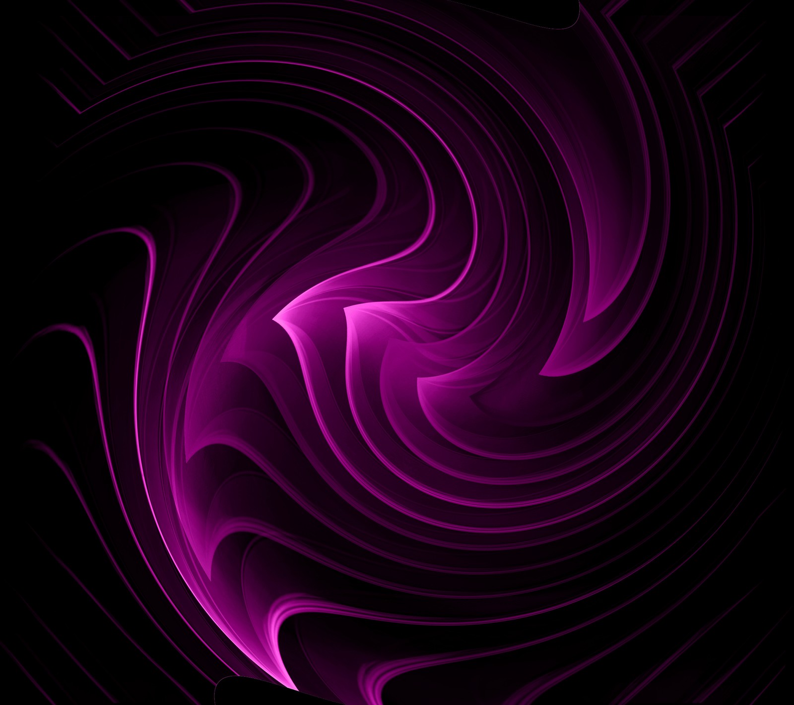 Um redemoinho roxo em um fundo preto (abstrato, flare, sem emenda, girar)