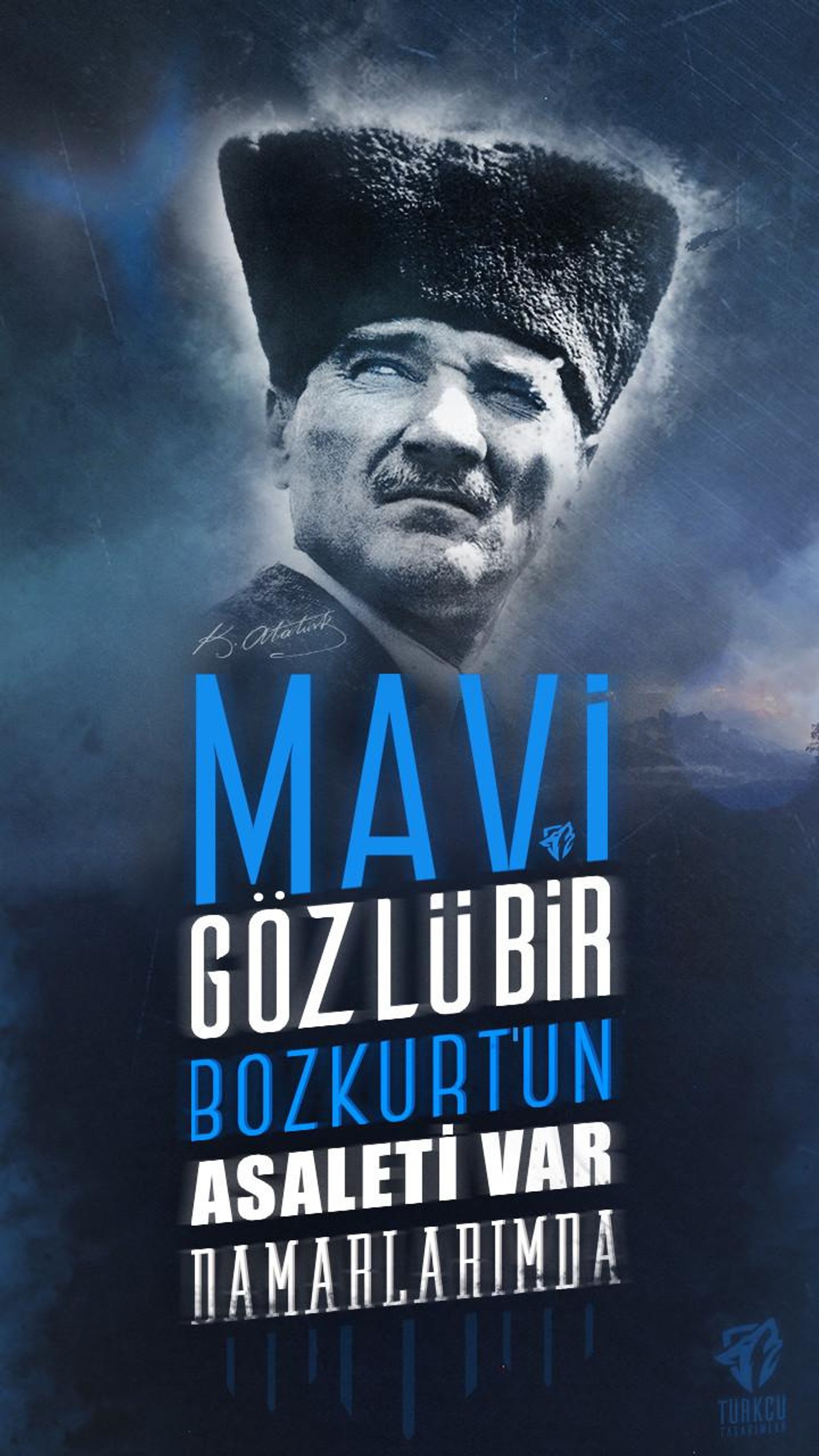 Un primer plano de un cartel con un hombre con sombrero (atatürk, ataturk, kemal ataturk, mustafa kemal atatürk, mustafa kemal ataturk)