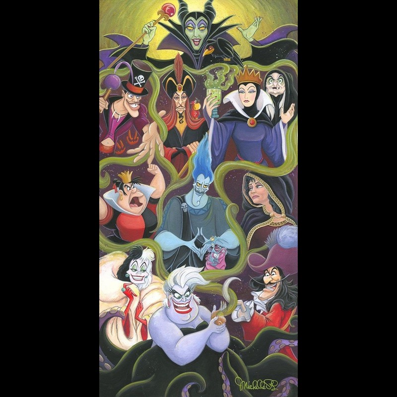 Картина группы злодеев и злодеев в группе (дисней, disney, disney villains)