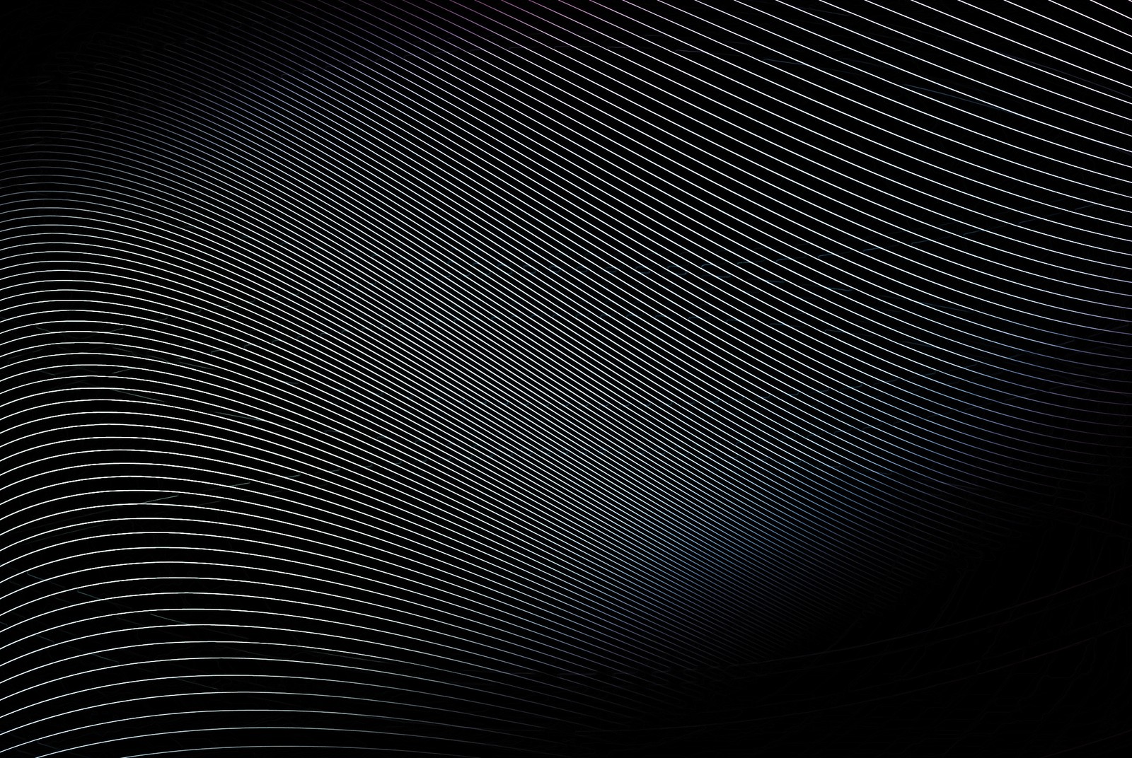 A close up of a black and white striped background with a black background (3d, abstract, design, elegant, hd)