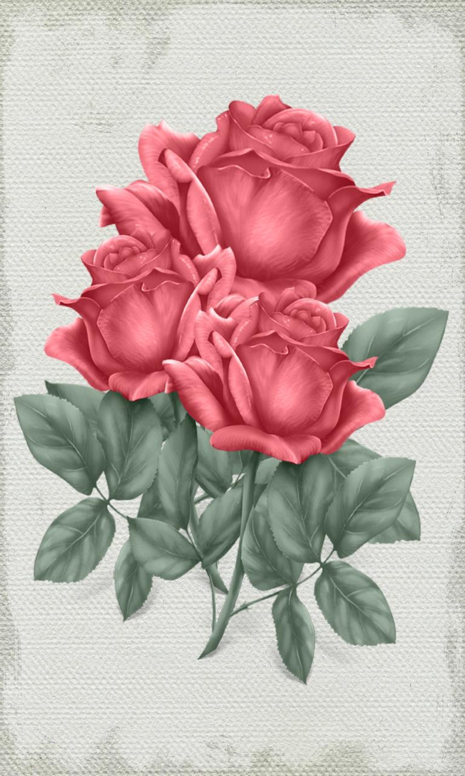 love, pink, romantic, roses, valentines Download Wallpaper